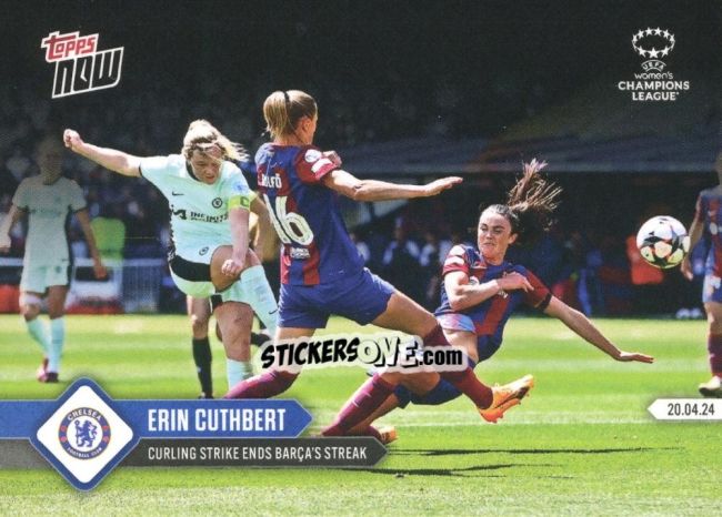 Figurina Erin Cuthbert - Now Uefa Champions League 2023-2024 Women'S n. 18 - Topps