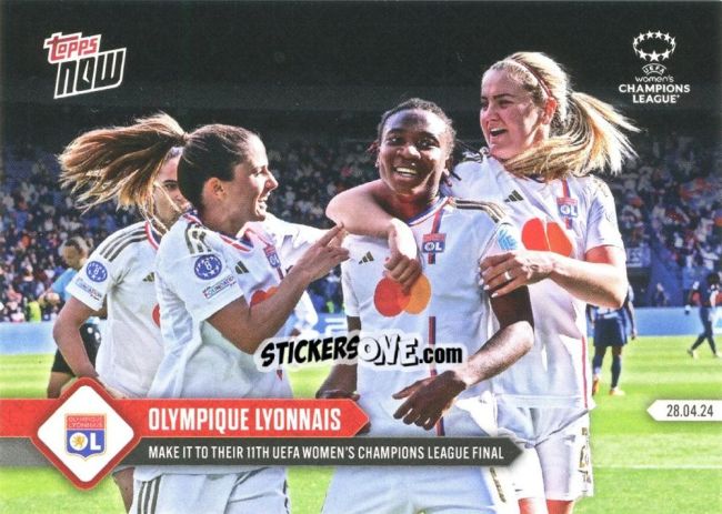 Cromo Olympique Lyonnais - Now Uefa Champions League 2023-2024 Women'S n. 20 - Topps