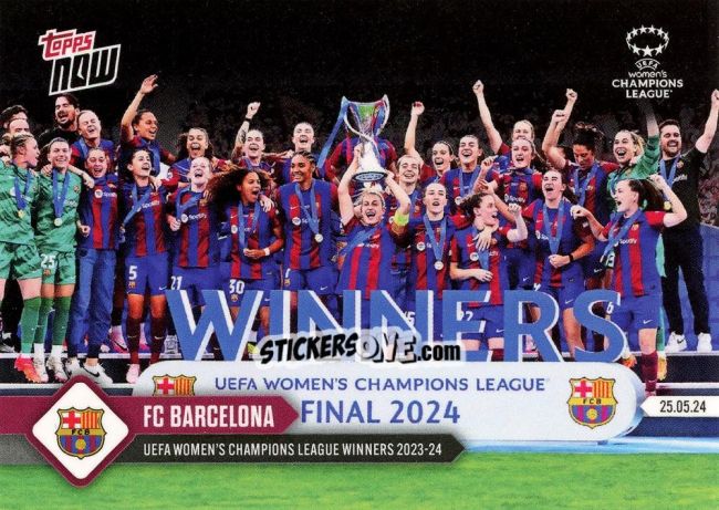Sticker FC Barcelona - Now Uefa Champions League 2023-2024 Women'S n. 21 - Topps