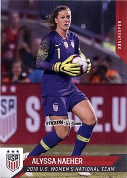 Sticker Alyssa Naeher - Instant US Soccer National Team Collection
 n. 23 - Panini