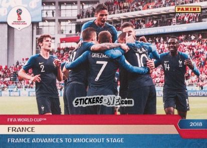 Figurina France - Instant FIFA World Cup Russia 2018
 n. 119 - Panini