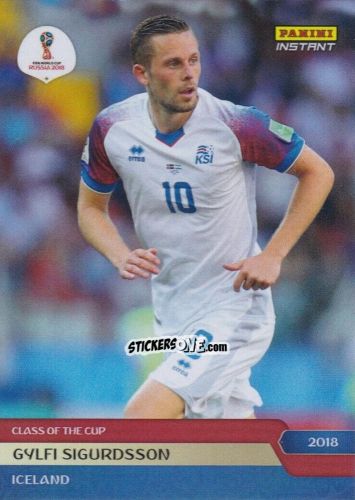 Cromo Gylfi Sigurdsson - Instant FIFA World Cup Russia 2018
 n. 13 - Panini