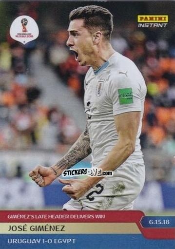Cromo José Giménez - Instant FIFA World Cup Russia 2018
 n. 34 - Panini
