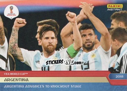 Cromo Argentina - Instant FIFA World Cup Russia 2018
 n. 155 - Panini