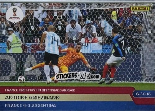 Sticker Antoine Griezmann - Instant FIFA World Cup Russia 2018
 n. 265 - Panini