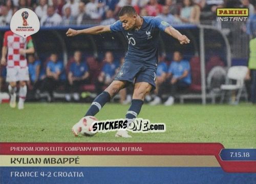 Sticker Kylian Mbappé - Instant FIFA World Cup Russia 2018
 n. 282 - Panini