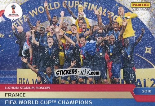 Figurina France - Instant FIFA World Cup Russia 2018
 n. 283 - Panini