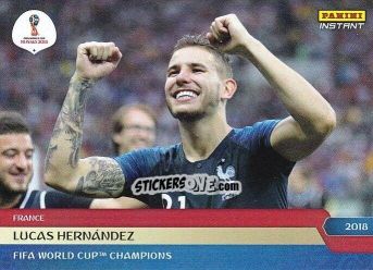 Figurina Lucas Hernández - Instant FIFA World Cup Russia 2018
 n. 285 - Panini