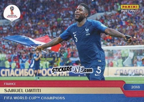 Sticker Samuel Umtiti - Instant FIFA World Cup Russia 2018
 n. 286 - Panini