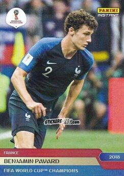 Sticker Benjamin Pavard - Instant FIFA World Cup Russia 2018
 n. 288 - Panini