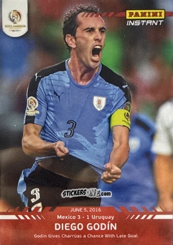 Figurina Diego Godín - Instant Copa America 2016
 n. 4 - Panini
