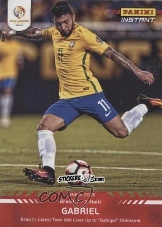 Sticker Gabriel Barbosa - Instant Copa America 2016
 n. 11 - Panini