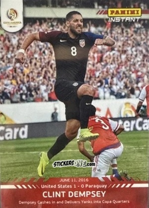 Cromo Clint Dempsey - Instant Copa America 2016
 n. 17 - Panini