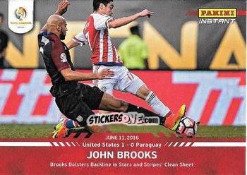 Figurina John Brooks - Instant Copa America 2016
 n. 18 - Panini