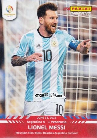 Cromo Lionel Messi - Instant Copa America 2016
 n. 28 - Panini