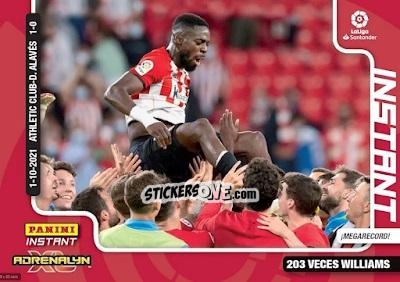 Figurina Iñaki Williams - Instant Laliga Santander 2021-2022 n. 13 - Panini