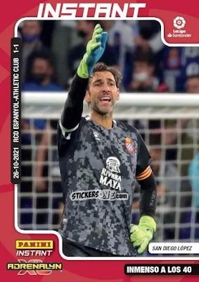 Figurina Diego Lopez - Instant Laliga Santander 2021-2022 n. 15 - Panini