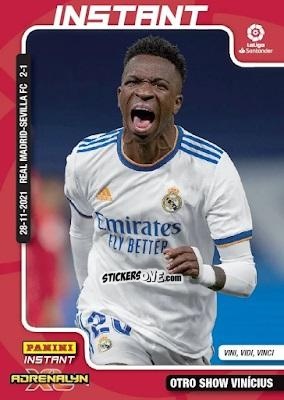 Figurina Vinicius Jr - Instant Laliga Santander 2021-2022 n. 17 - Panini