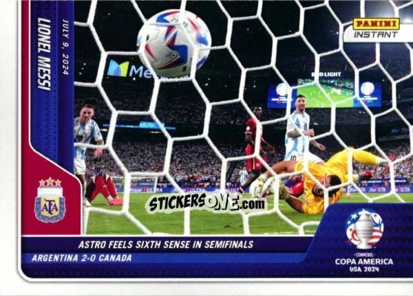Cromo Lionel Messi - Instant Copa America 2024
 n. 39 - Panini