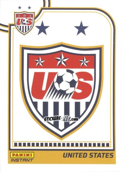 Sticker Team Crest (99ers Logo) - Instant Uswnt 1999 Women'S World Cup Champions Team Set n. 1 - Panini