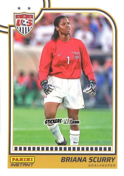 Sticker Briana Scurry - Instant Uswnt 1999 Women'S World Cup Champions Team Set n. 3 - Panini