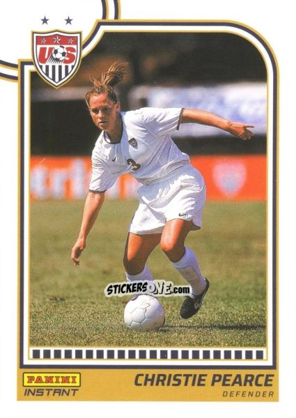 Sticker Christie Pearce - Instant Uswnt 1999 Women'S World Cup Champions Team Set n. 5 - Panini