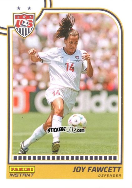 Sticker Joy Fawcett - Instant Uswnt 1999 Women'S World Cup Champions Team Set n. 22 - Panini