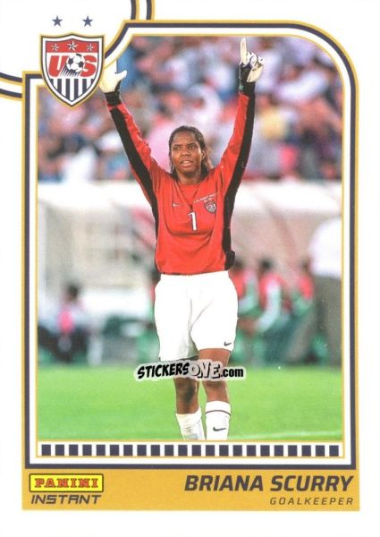 Sticker Briana Scurry - Instant Uswnt 1999 Women'S World Cup Champions Team Set n. 24 - Panini