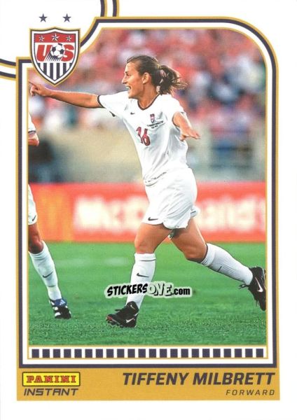 Sticker Tiffeny Milbrett - Instant Uswnt 1999 Women'S World Cup Champions Team Set n. 30 - Panini