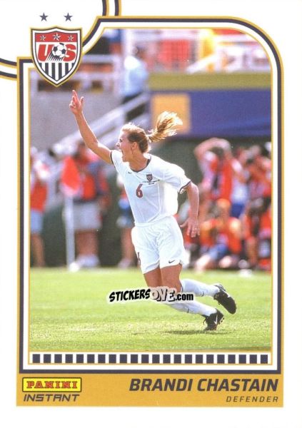 Sticker Brandi Chastain - Instant Uswnt 1999 Women'S World Cup Champions Team Set n. 34 - Panini