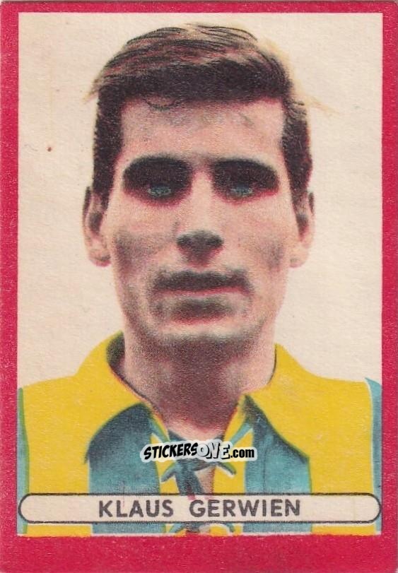 Sticker Klaus Gerwien - Fussball 1963-1964 n. 25 - Sicker-Verlag