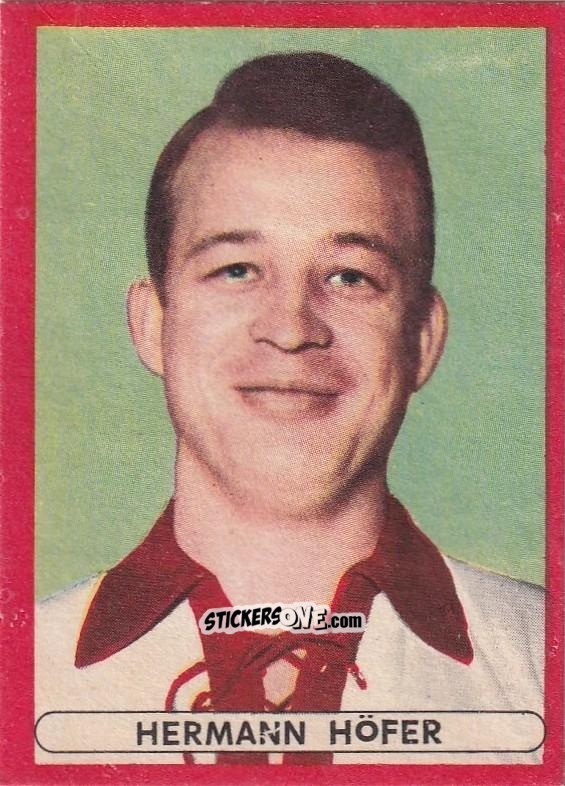 Figurina Hermann Höfer - Fussball 1963-1964 n. 80 - Sicker-Verlag