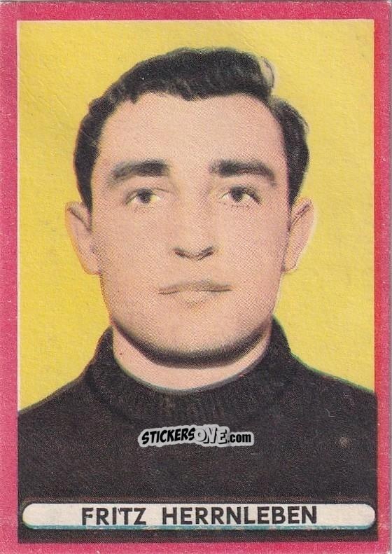 Sticker Fritz Herrnleben - Fussball 1963-1964 n. 167 - Sicker-Verlag