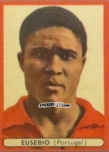 Figurina Eusebio - Fussball 1963-1964 n. 284 - Sicker-Verlag