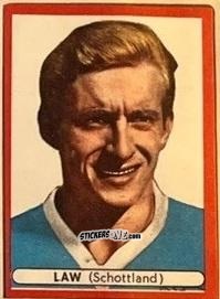 Cromo Denis Law - Fussball 1963-1964 n. 291 - Sicker-Verlag