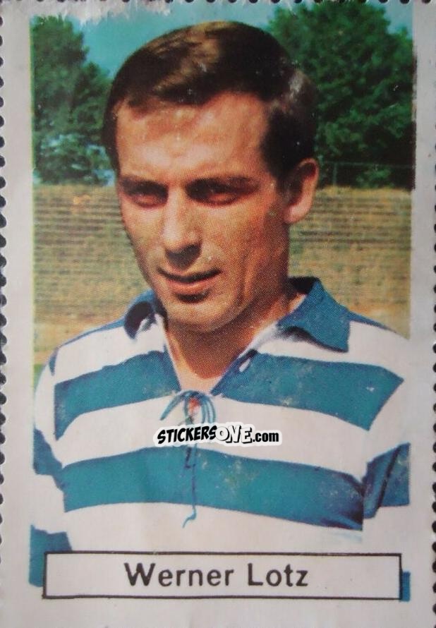Sticker Werner Lotz - Fussball-Saison 1967-1968
 n. 71 - Sicker-Verlag