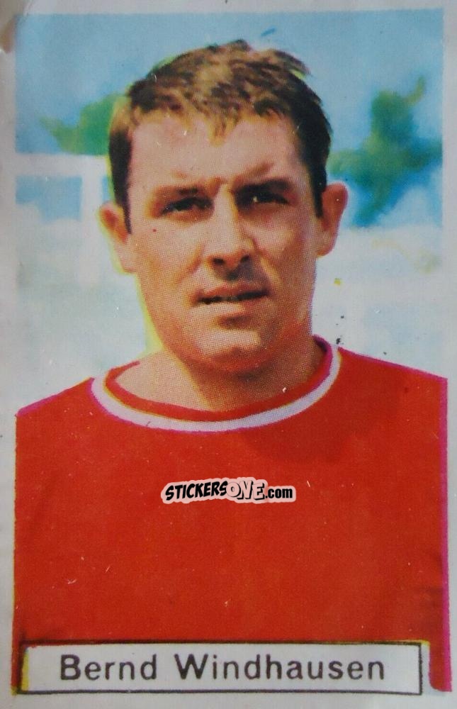 Sticker Bernd Windhausen - Fussball-Saison 1967-1968
 n. 148 - Sicker-Verlag
