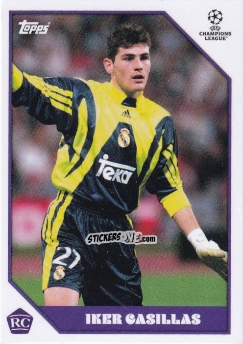 Figurina Iker Casillas - The Lost Rookie Cards 2022-2023
 n. 2 - Topps