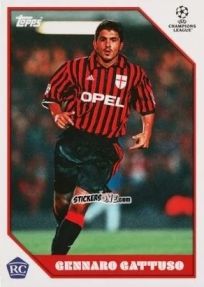 Figurina Gennaro Gattuso - The Lost Rookie Cards 2022-2023
 n. 5 - Topps