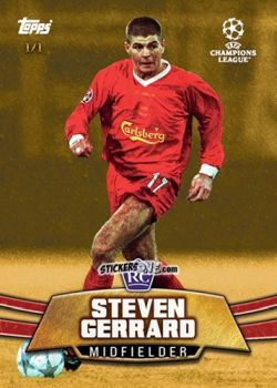Cromo Steven Gerrard - The Lost Rookie Cards 2022-2023
 n. 6 - Topps