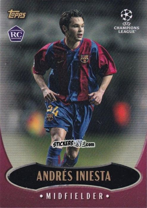 Cromo Andres Iniesta - The Lost Rookie Cards 2022-2023
 n. 8 - Topps
