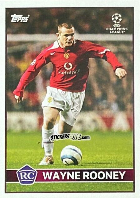 Figurina Wayne Rooney - The Lost Rookie Cards 2022-2023
 n. 16 - Topps