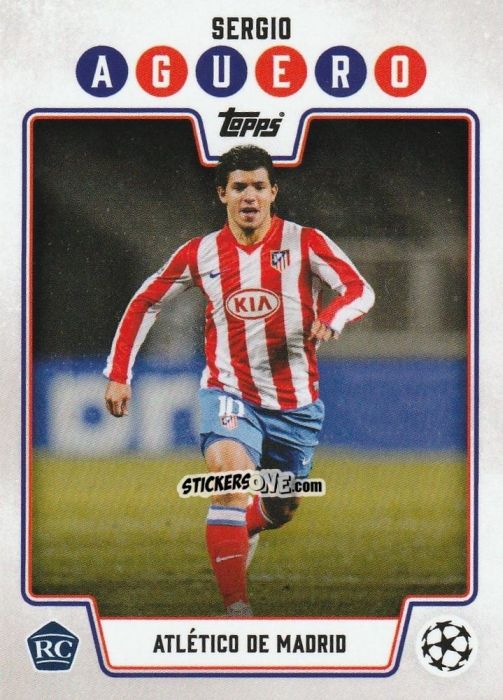 Figurina Sergio Aguero - The Lost Rookie Cards 2023-2024
 n. 1 - Topps