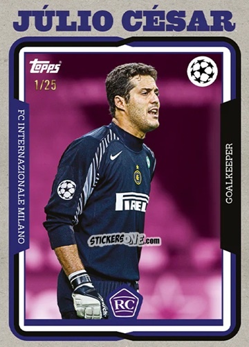 Figurina Julio Cesar - The Lost Rookie Cards 2023-2024
 n. 6 - Topps