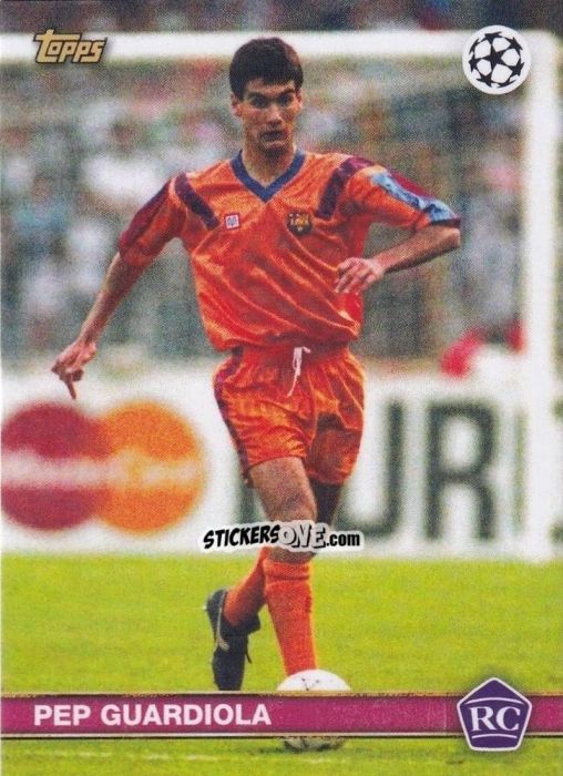 Sticker Pep Guardiola - The Lost Rookie Cards 2023-2024
 n. 11 - Topps