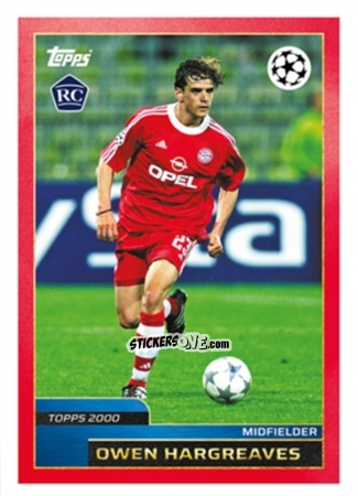 Figurina Owen Hargreaves - The Lost Rookie Cards 2023-2024
 n. 12 - Topps