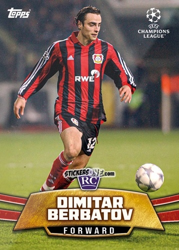 Figurina Dimitar Berbatov - The Lost Rookie Cards 2024-20245 n. 2 - Topps