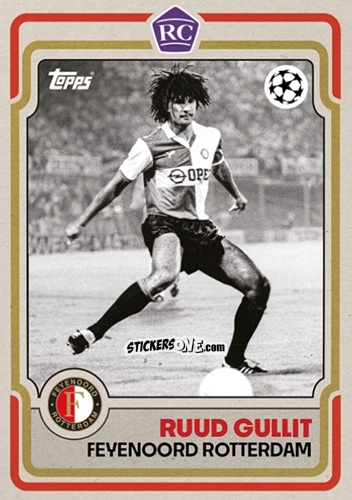 Cromo Ruud Gullit - The Lost Rookie Cards 2024-20245 n. 8 - Topps