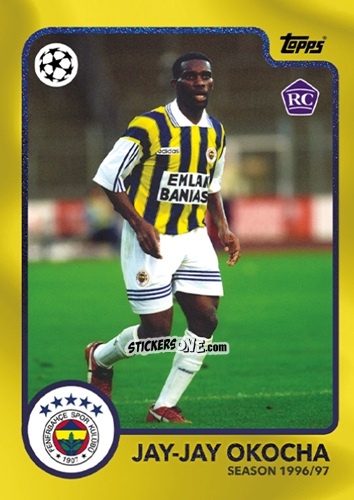 Figurina Jay-Jay Okocha - The Lost Rookie Cards 2024-20245 n. 12 - Topps
