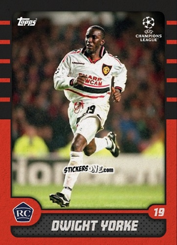 Figurina Dwight Yorke - The Lost Rookie Cards 2024-20245 n. 20 - Topps